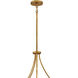 Myra 12 Light 35 inch Distressed Brass Chandelier Ceiling Light