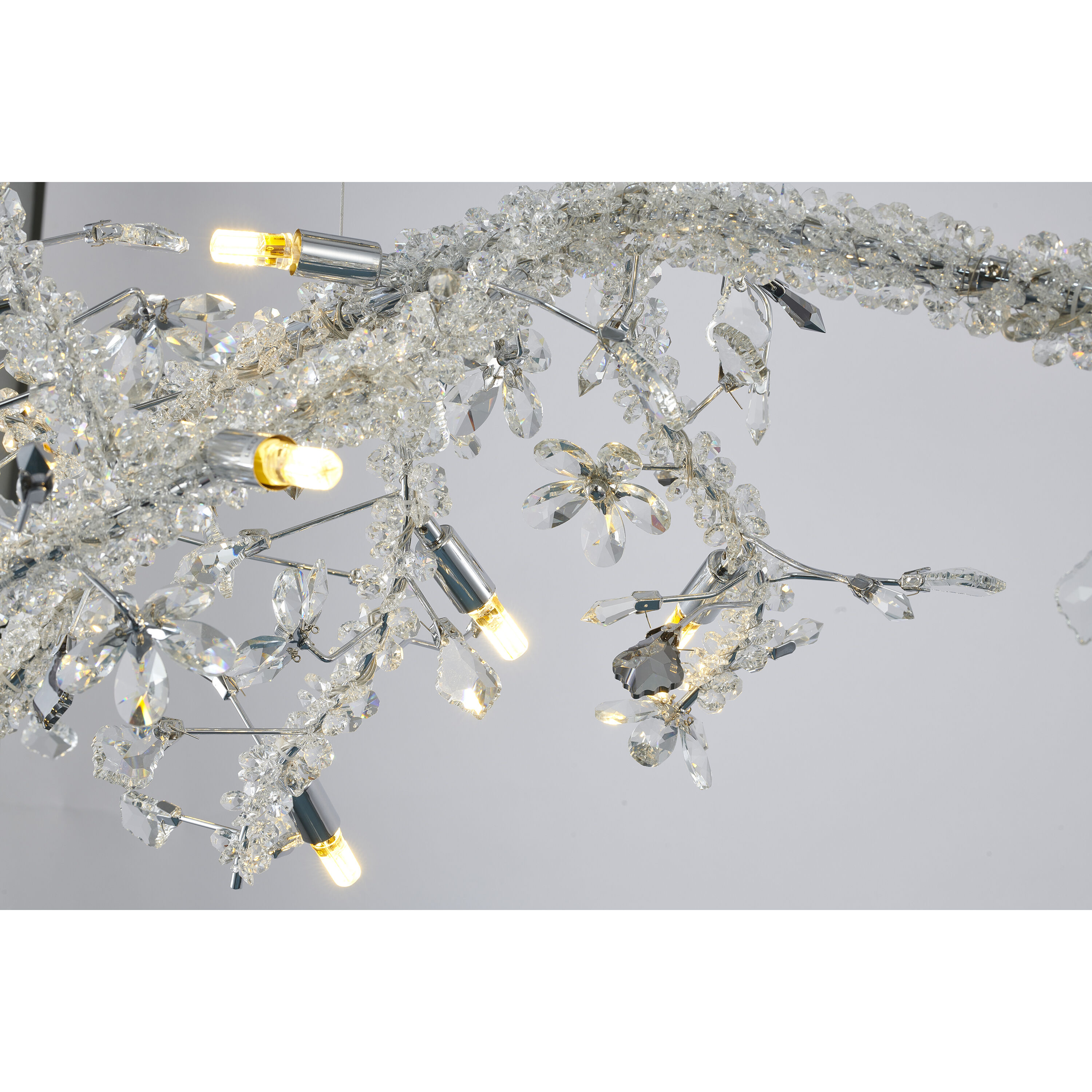 Canada 30 Light 30 inch Chrome Chandelier Ceiling Light