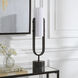 Runway 28 inch 25.00 watt Steel and Black Marble Accent Lamp Portable Light