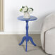 Harbor Breeze 24 X 15 inch Cobalt Blue Pedestal Side Table