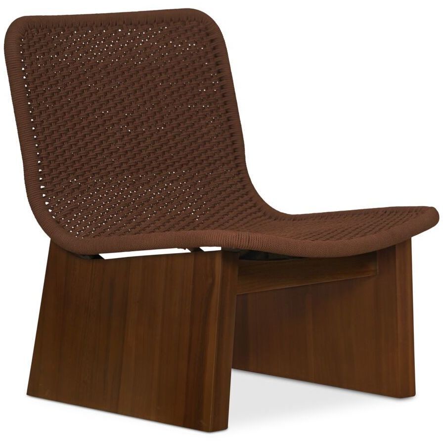 Savanna Brown Outdoor Accent Chair