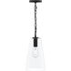 Jheni 1 Light 8 inch Matte Black Pendant Ceiling Light