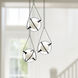Aries LED 28 inch Black Chandelier Ceiling Light