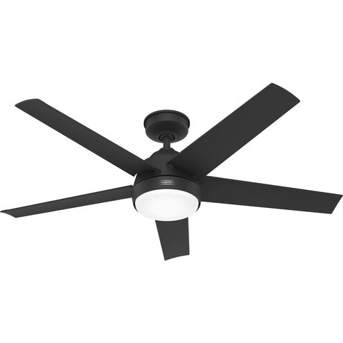 Skyflow 52 inch Matte Black Outdoor Ceiling Fan