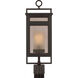 C&M by Chapman & Myers Fairhaven 1 Light 21.1 inch Truffle Outdoor Post Light in LED
