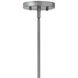 Fulton 4 Light 18 inch Aged Zinc with Antique Nickel Indoor Foyer Pendant Ceiling Light