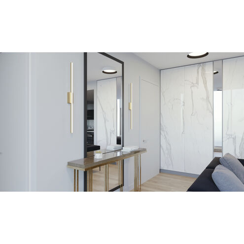 Barlow LED 24 inch Satin Brass Vanity Light Wall Light