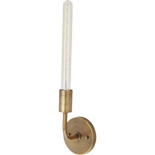Auralume Karima LED 4.63 inch Brushed Brass Sconce Wall Light