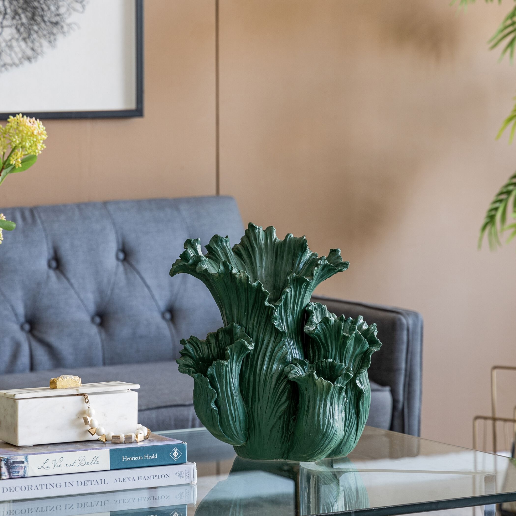 Floral 15 X 13 inch Vase