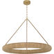 Oakley 1 Light 48 inch Soft Gold Chandelier Ceiling Light