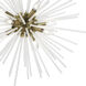 Uptown 8 Light 26 inch Antique Brass Pendant Chandelier Ceiling Light