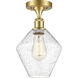 Cindyrella 1 Light 8 inch Satin Gold Semi-Flush Mount Ceiling Light