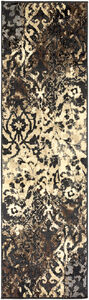 Adora 91 X 26 inch Charcoal Rug, Runner
