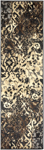 Paramount 91 X 26 inch Charcoal Rug in 2.5 x 8, Runner