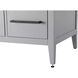 Millie 60 X 35 inch Grey Bathroom Vanity Cabinet
