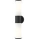 Lindale 2 Light 18.5 inch Black ADA Vanity Sconce Wall Light