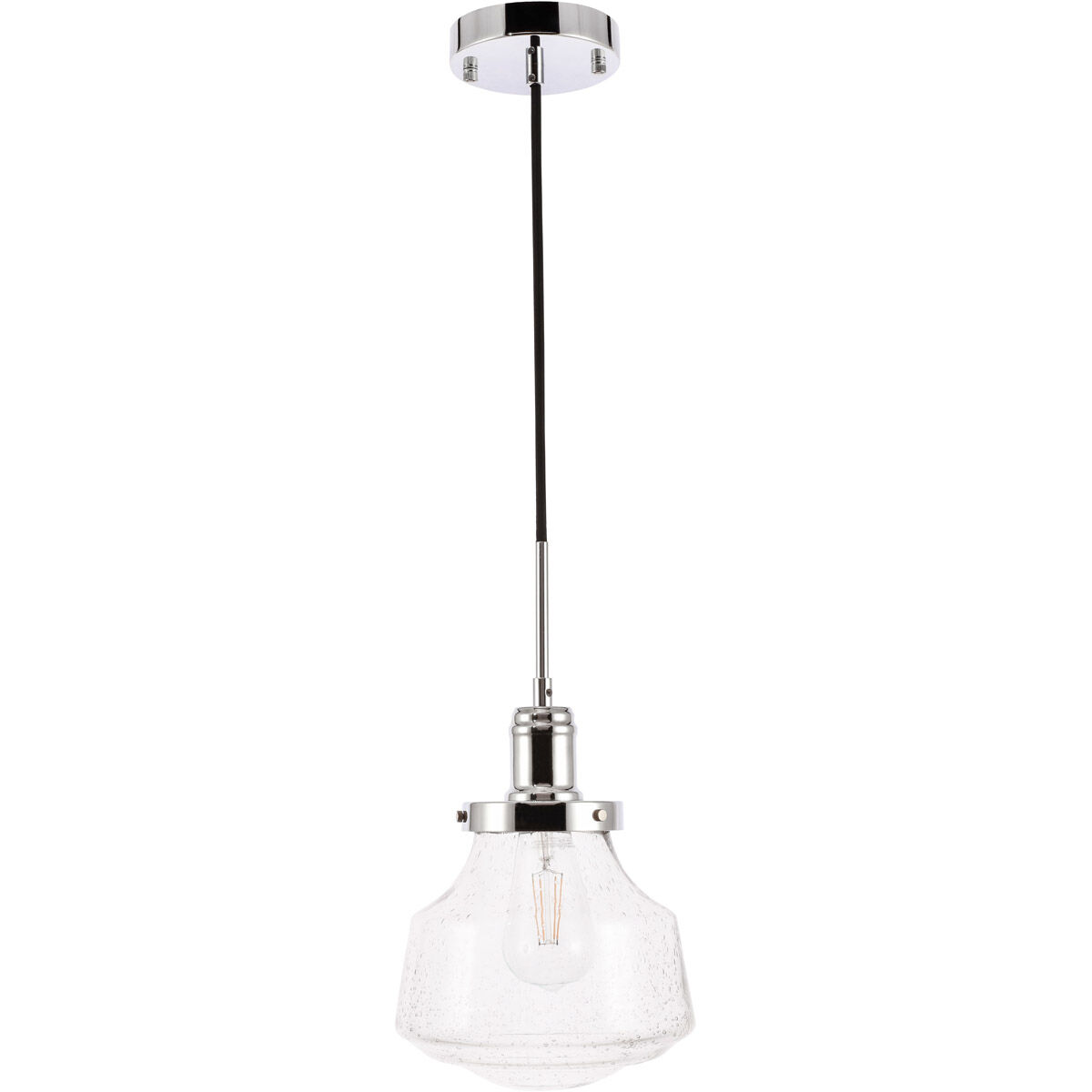 Lyle 1 Light 8 inch Chrome Pendant Ceiling Light