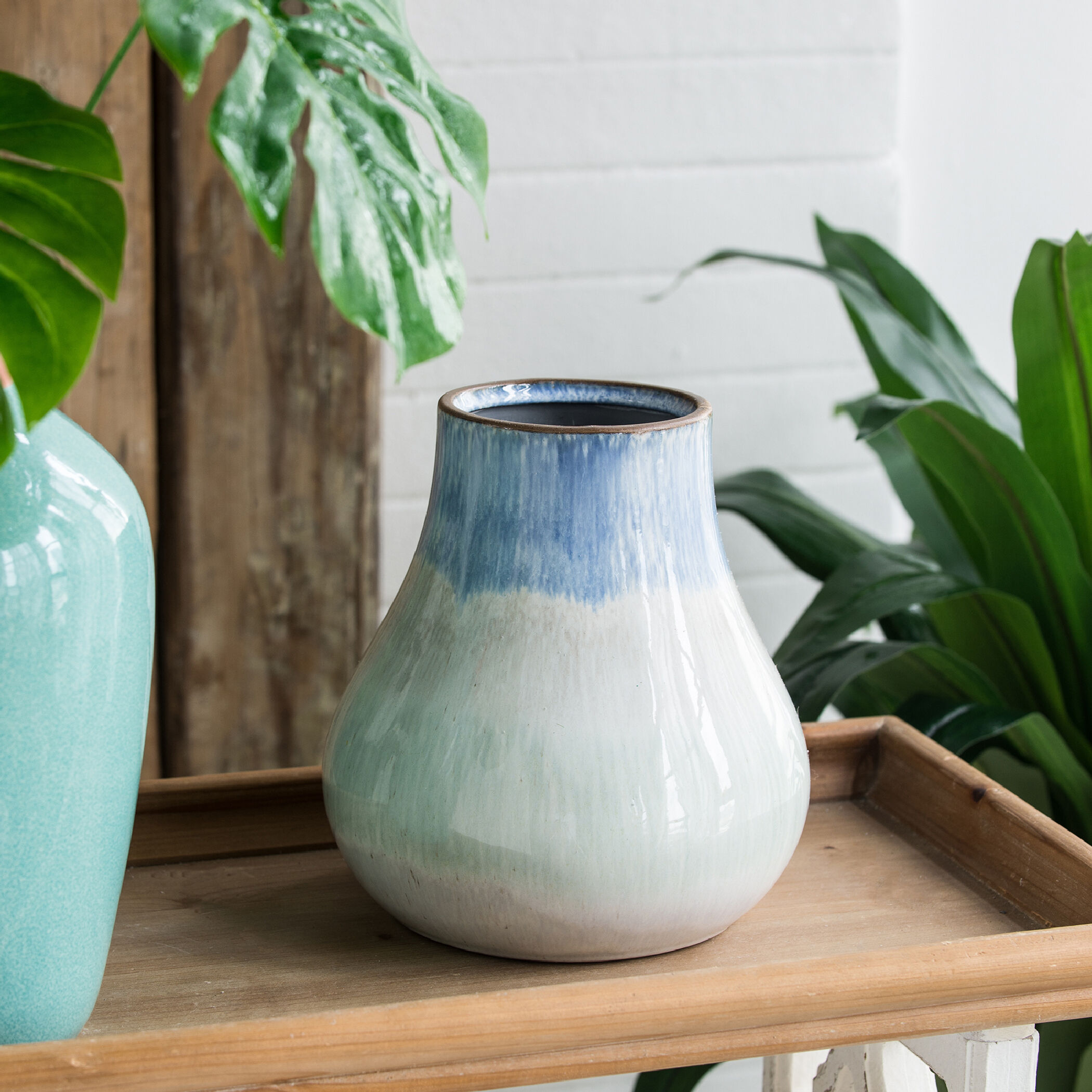 Gradient 10 X 9.1 inch Vase