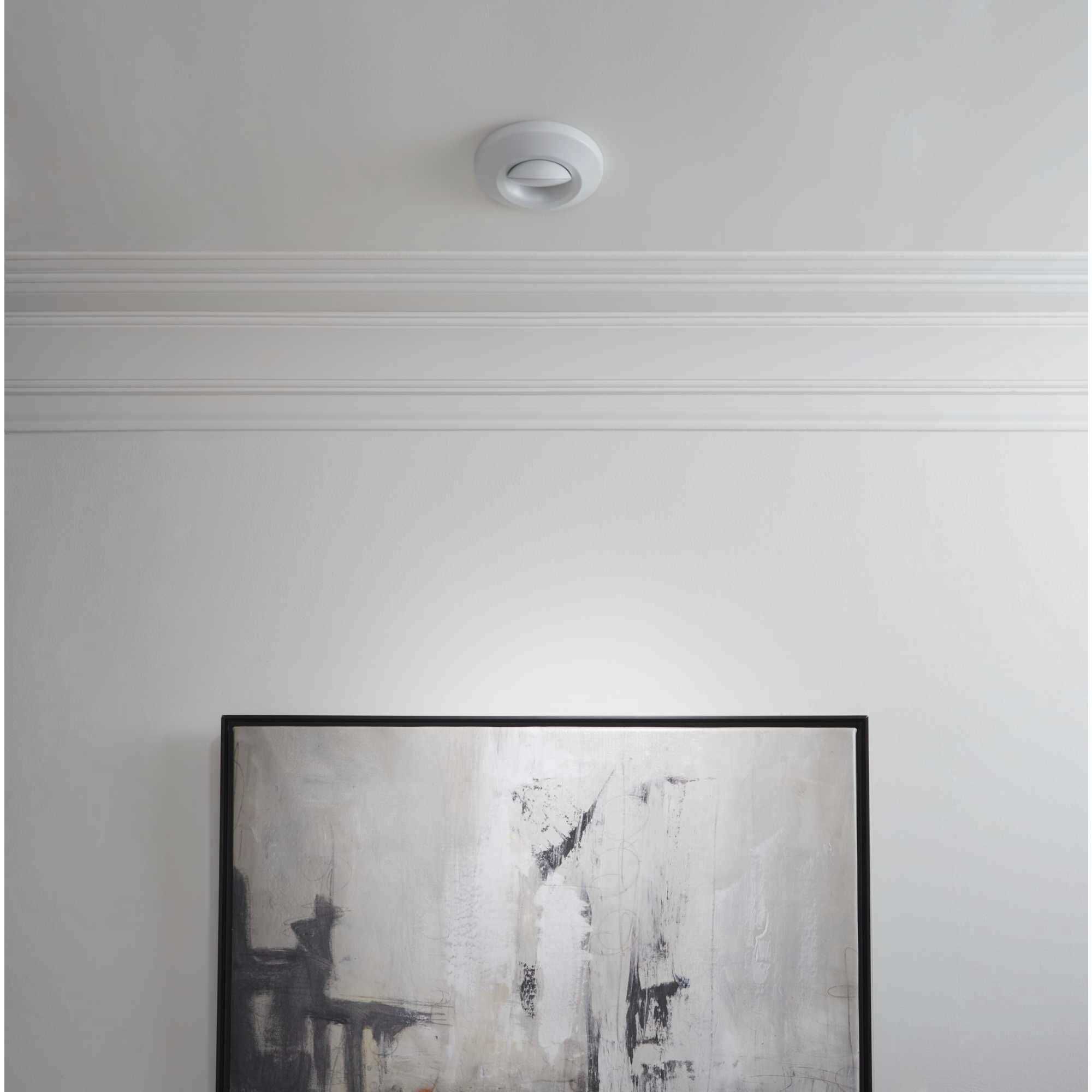 Intrinsic LED 7.25 inch Satin White Flush Mount Ceiling Light in Matte White, Progress LED