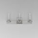 Pinn 3 Light 20.75 inch Satin Nickel Bath Vanity Wall Light