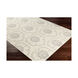 Rembrandt 114 X 90 inch Medium Gray Indoor Area Rug, Rectangle