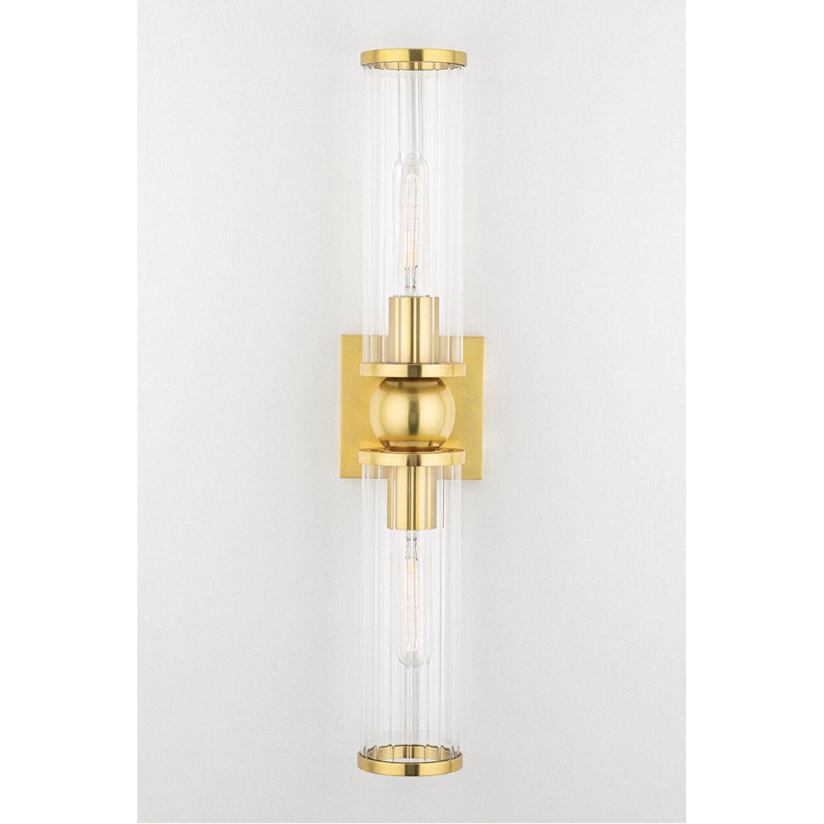 Malone 2 Light 4.5 inch Aged Brass ADA Wall Sconce Wall Light