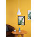 Nora 1 Light 6 inch White Pendant Ceiling Light