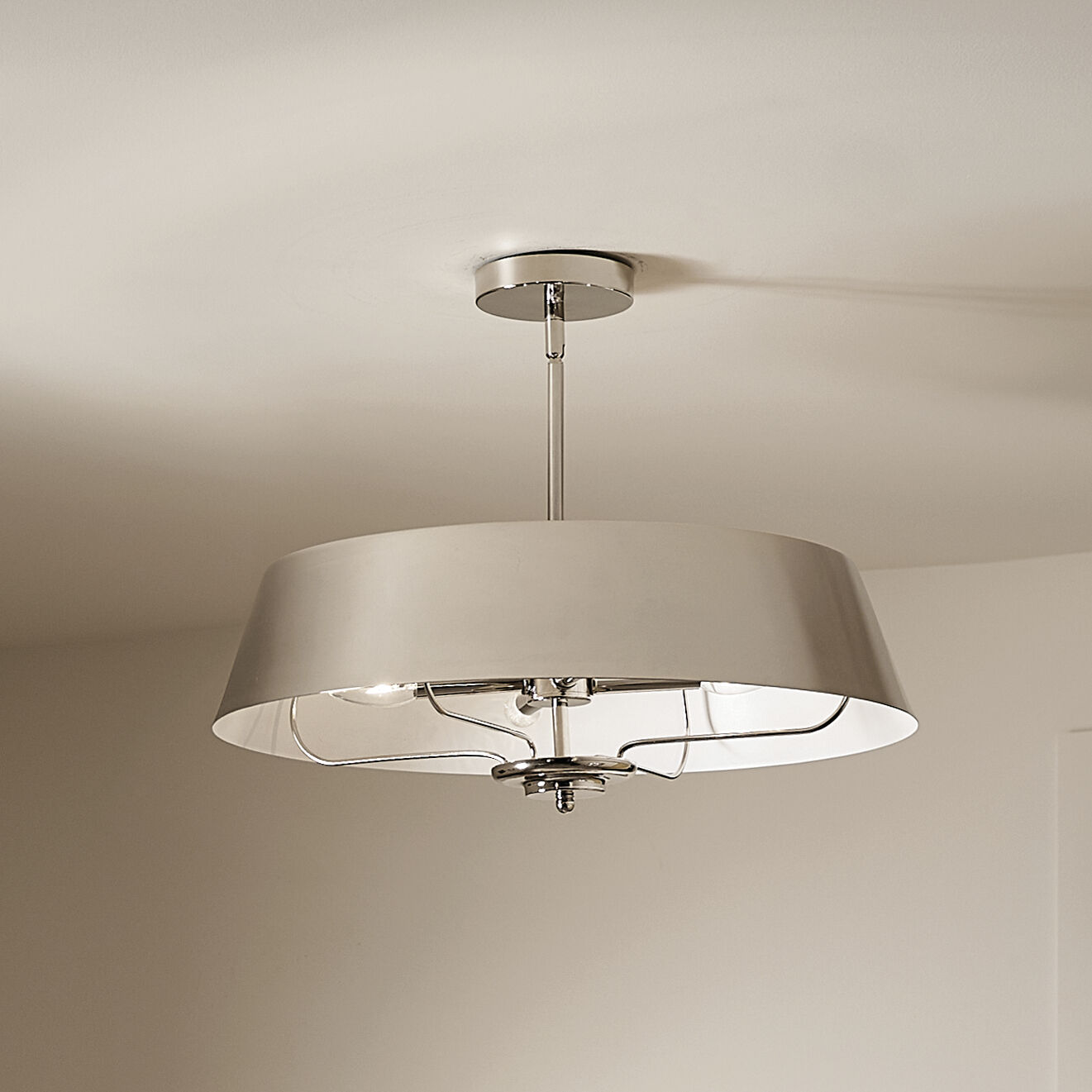 Luella 4 Light 22 inch Polished Nickel Pendant Ceiling Light