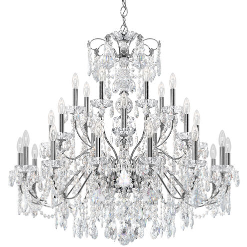 Century 28 Light 42.5 inch Polished Silver Chandelier Ceiling Light