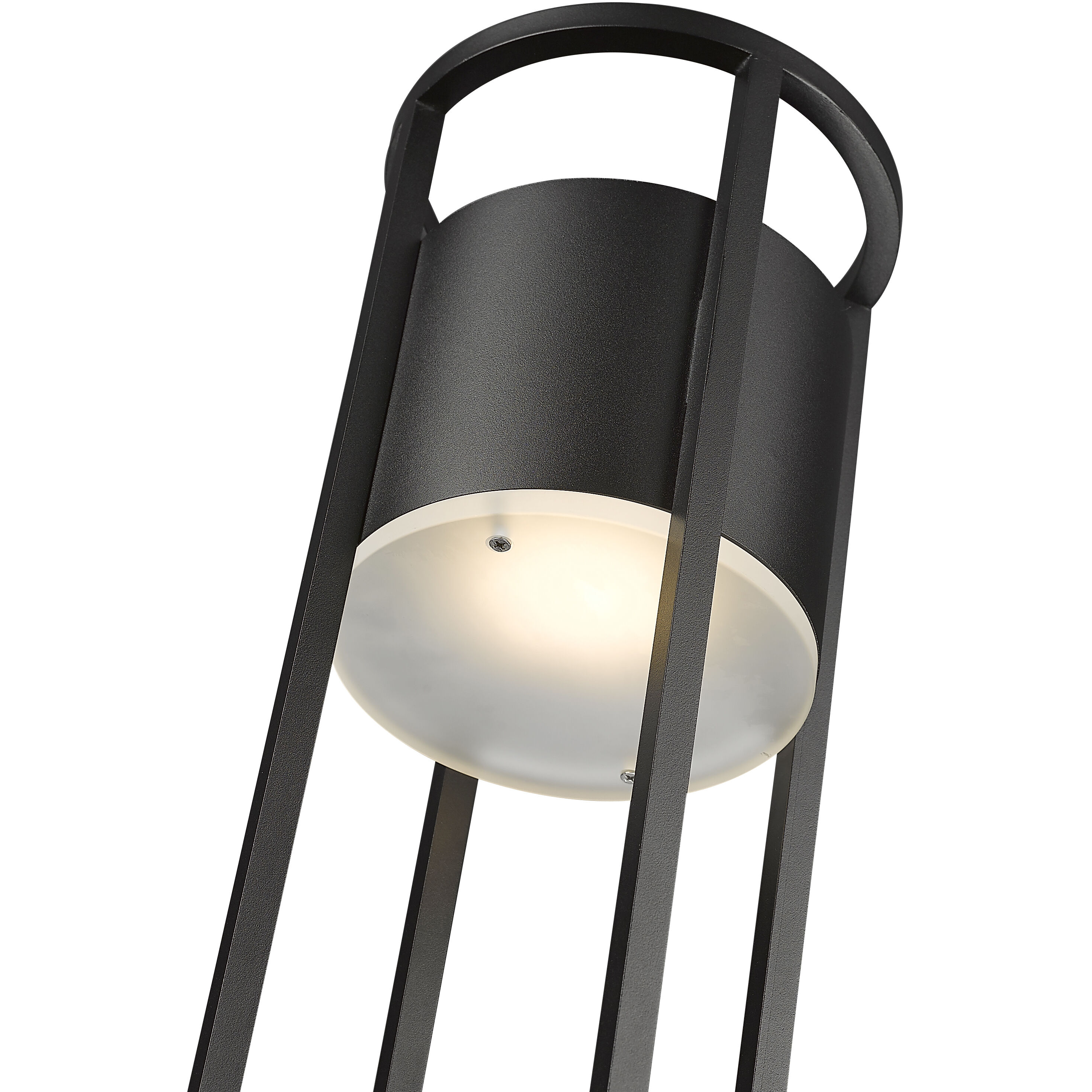 Luca LED 95.5 inch Black Outdoor Post Mounted Fixture