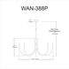 Wand 8 Light 38 inch Matte Black Chandelier Ceiling Light