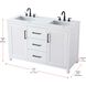 Alina 54 X 34 inch White Bathroom Vanity Cabinet