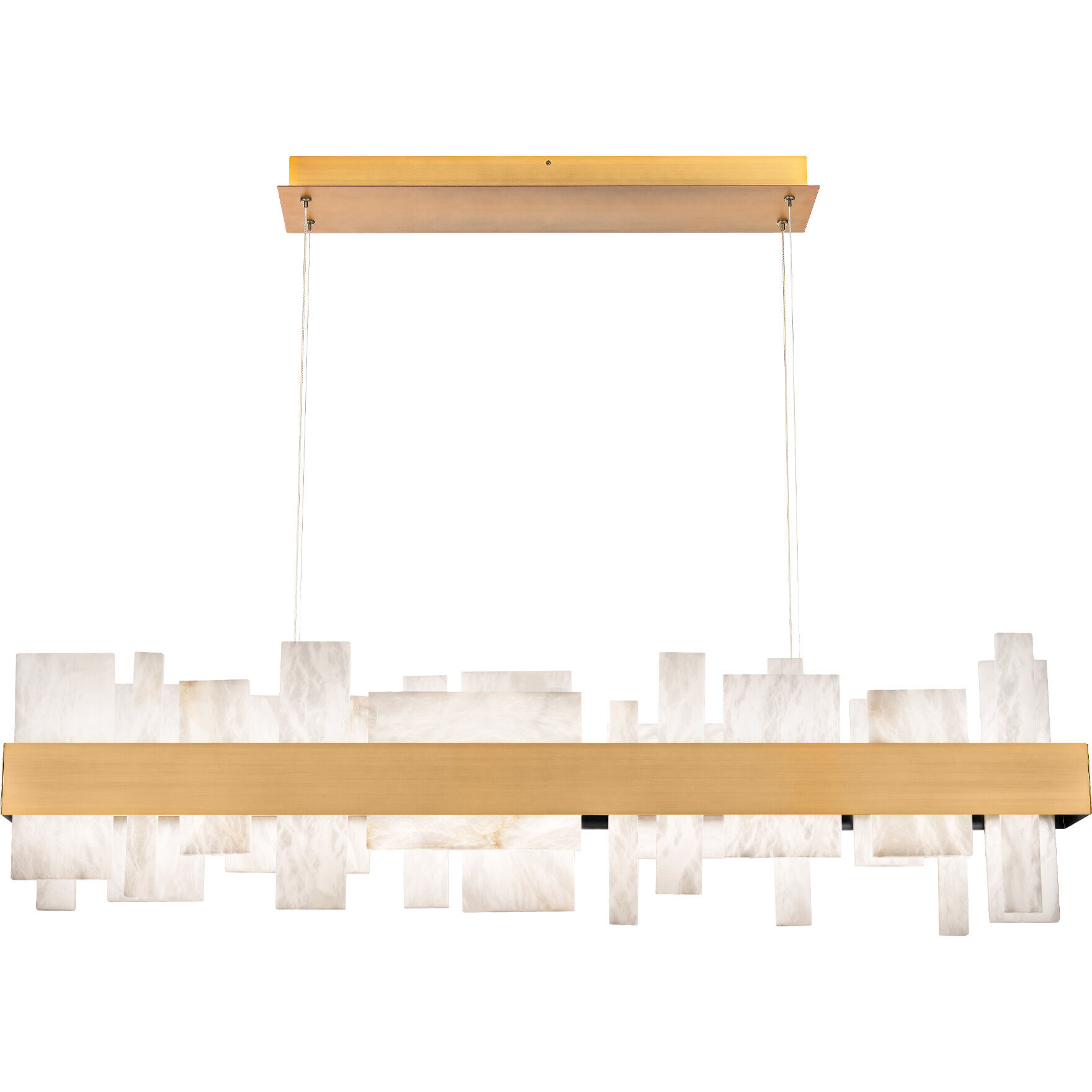 Acropolis LED 11 inch Aged Brass Chandelier Ceiling Light