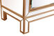 Modern Antique Gold Cabinet