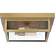 Westover 2 Light 12 inch Antique Brass Flush Mount Ceiling Light