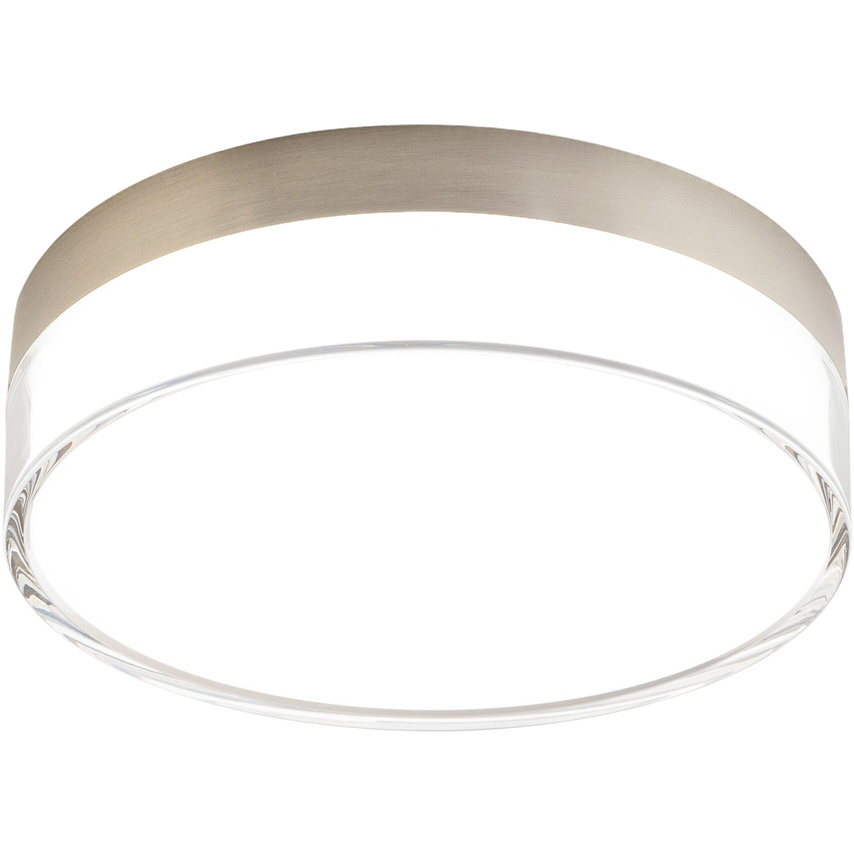 Twist-N-Lite LED 9 inch Brushed Nickel Flush Mount Ceiling Light, WAC Limited