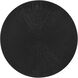 Blake 19.75 inch Matte Caviar Black/Polished Brass Accent Table