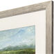 Rainy Day Marsh Blue and Green and Multi Framed Art
