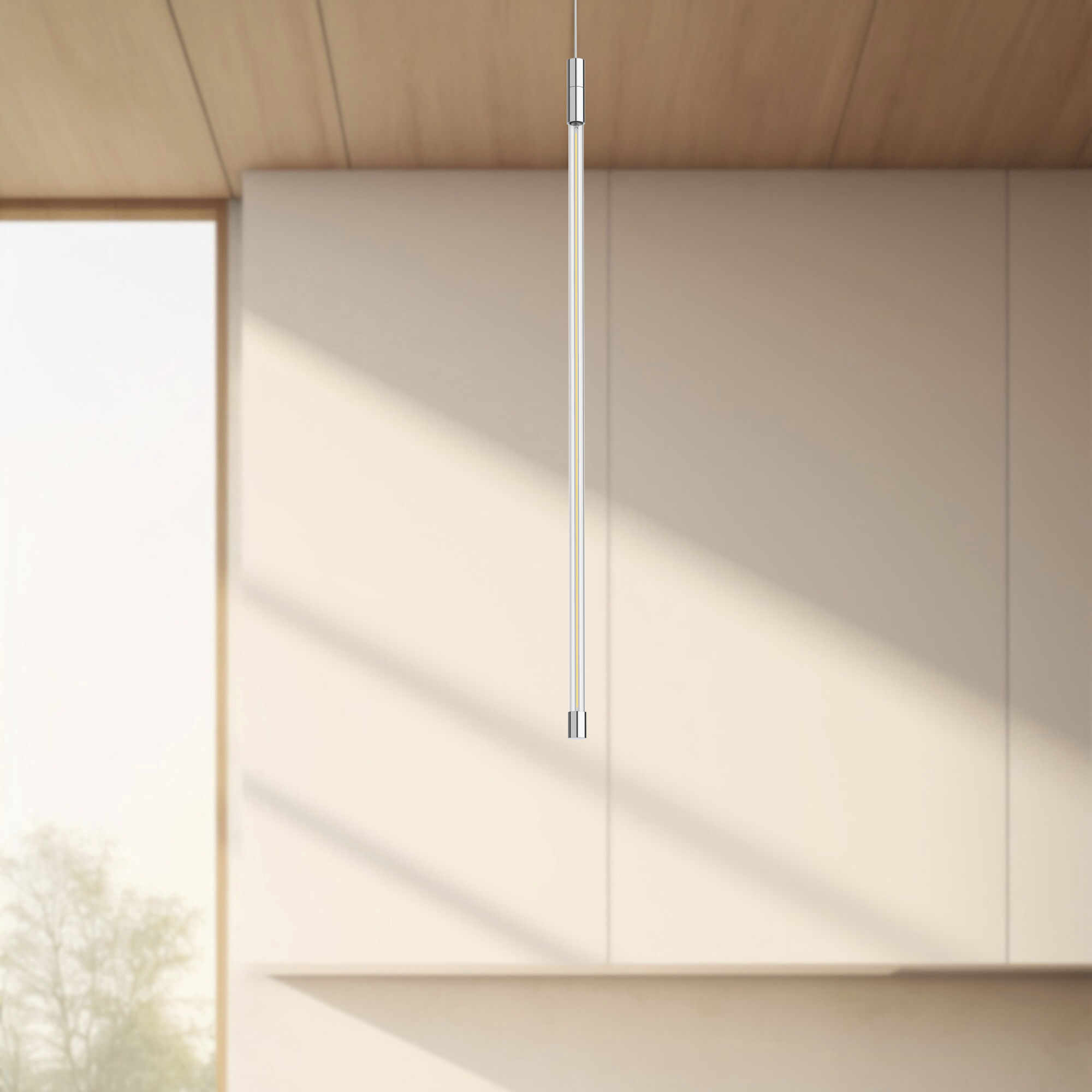 Motif Pendant Ceiling Light in Chrome