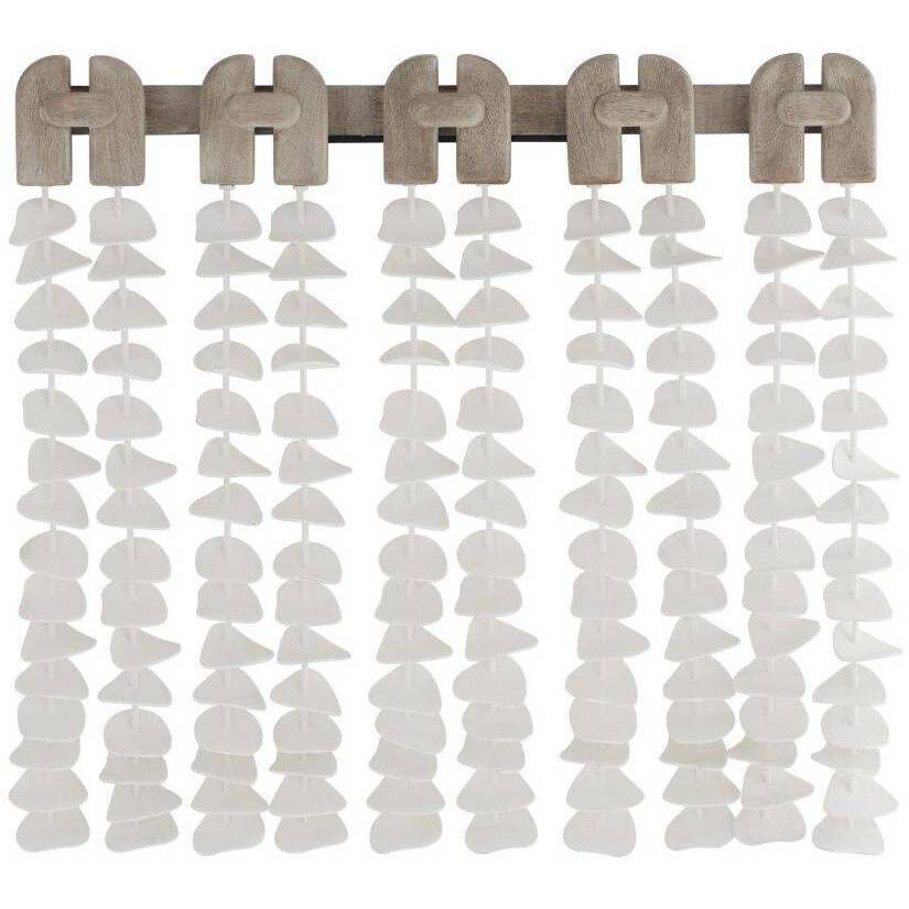 Melt White Gesso and Smoke Wall Decor