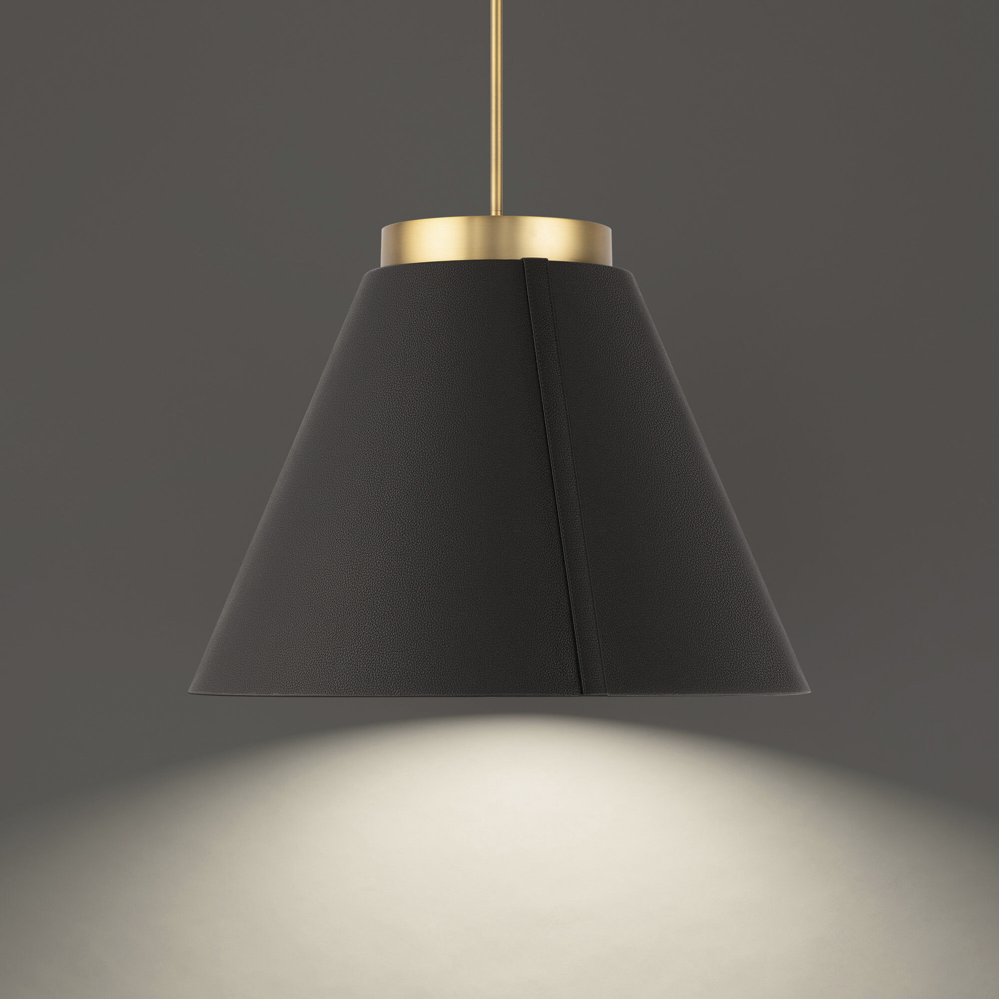 Modern Forms PD 88324 BK AB Bentley 1 Light 24.13 inch Black Aged Brass Pendant Ceiling Light
