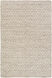 Ingrid 36 X 24 inch White Rug in 2 x 3, Rectangle
