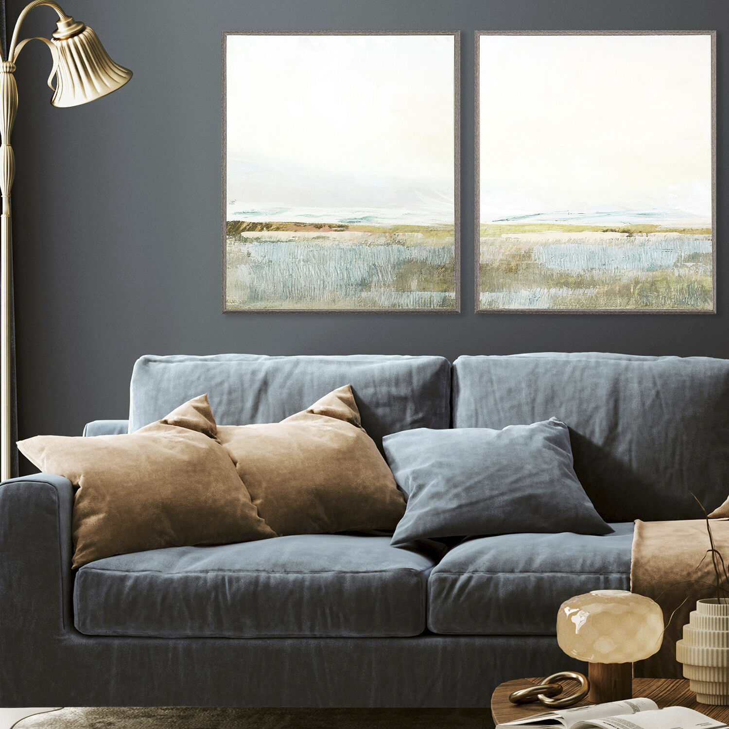 Mediterranean Escape 25 X 21 inch Non-Glass Framed Art, Propac