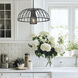 Valencia 1 Light 16 inch Matte Black Pendant Ceiling Light