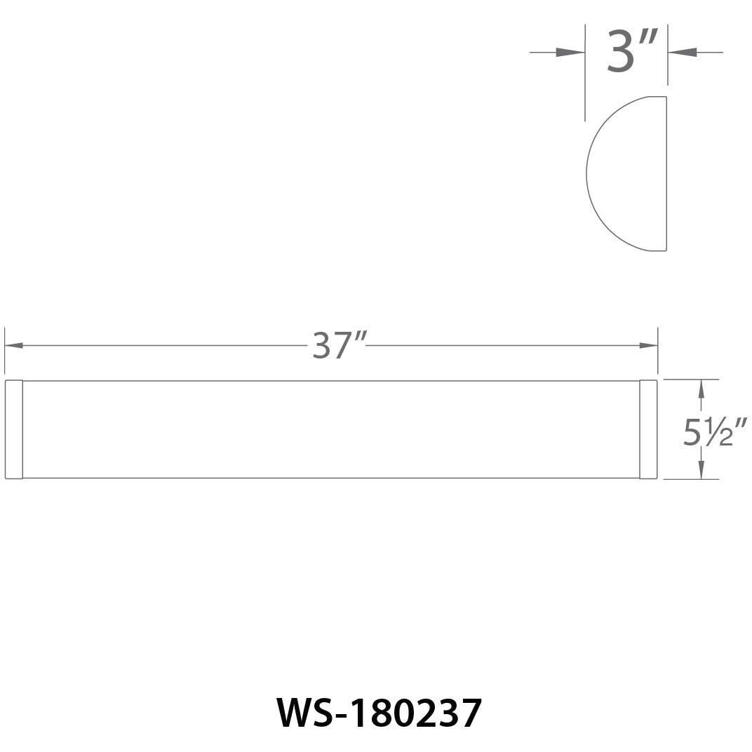 Fuse Indoor Wall Lighting in 3000K, WAC Limited
