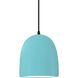 Radiance Collection - Bell Single Drop Pendant in Dark Bronze, Dedicated LED, Reflecting Pool, Black, Form+Finish+Function