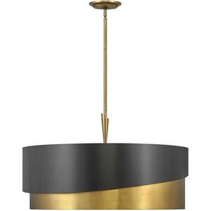 Gigi LED 32 inch Heritage Brass Chandelier Ceiling Light