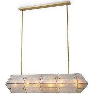 Ferrucci 6 Light 51.18 inch Antique Brass Chandelier Ceiling Light