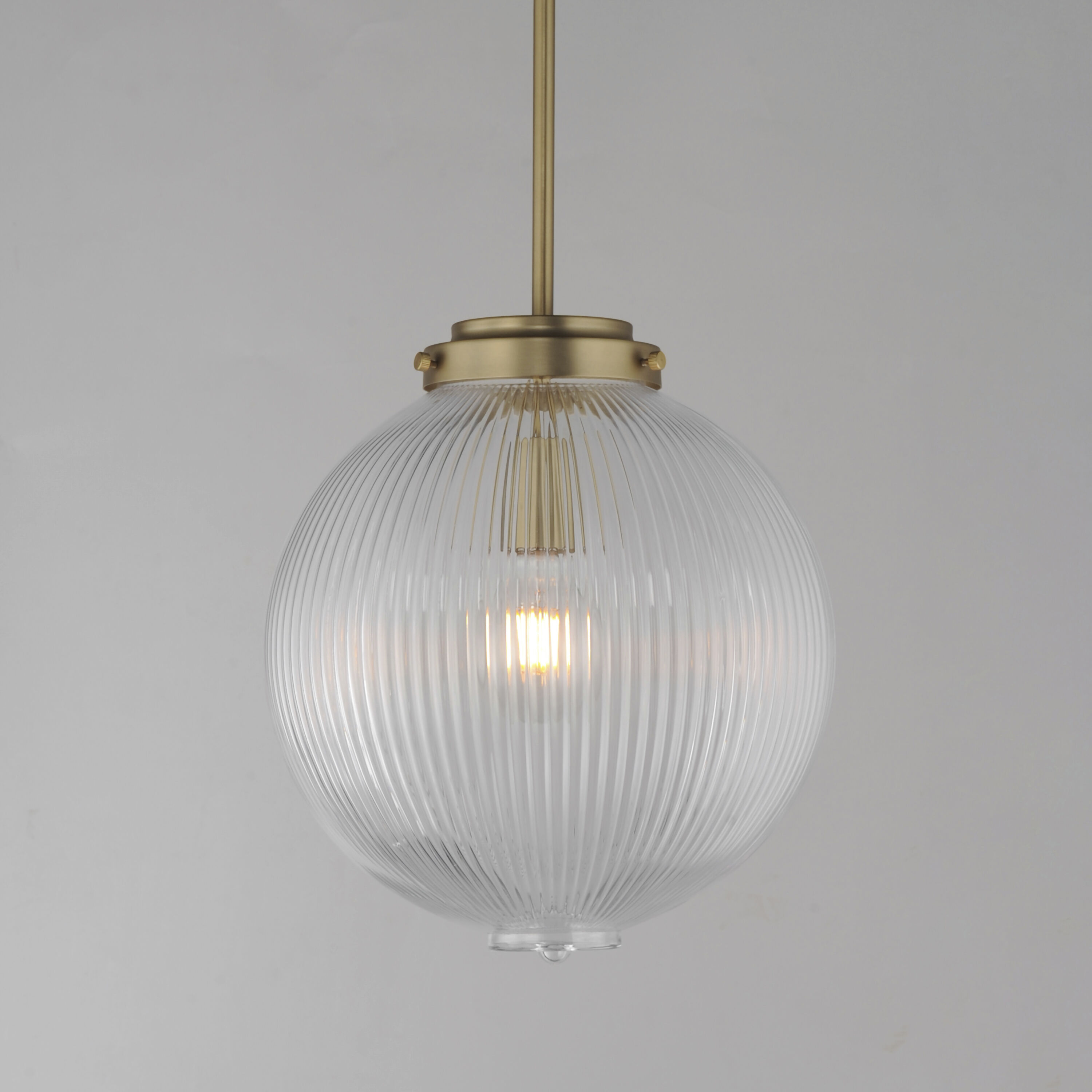 Kasbah 1 Light 11.75 inch Satin Brass Single Pendant Ceiling Light