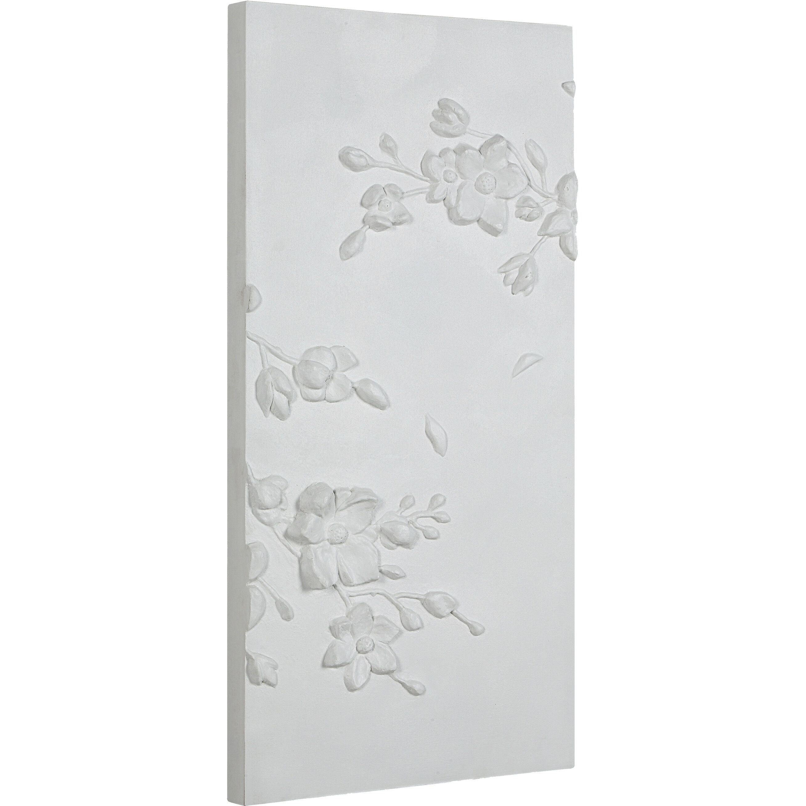 Beaudelaire Matte White Wall Decor, Set of 3